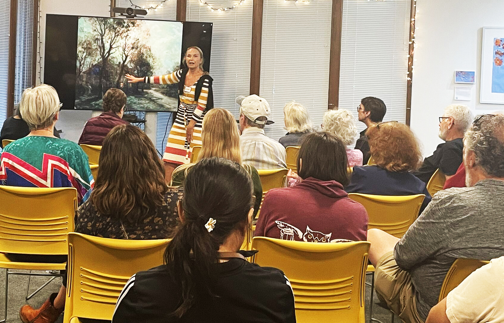 picture of people attending a memory cafe