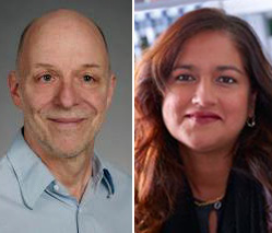pictures of researchers David Sherman and Rhea Coler