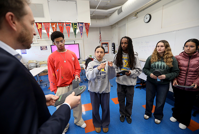 This is the image for Study: Teens use cellphones for an hour a day at school entry