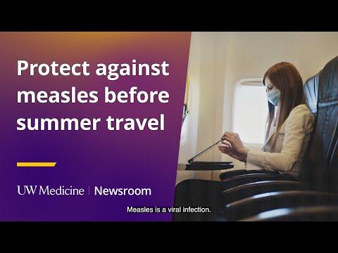 This is the image for Protect yourself from measles before summer travel  video