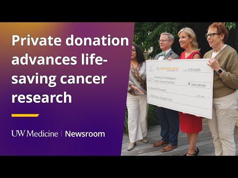This is the image for Private donation advances life-saving cancer research video