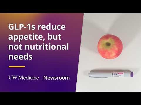 This is the image for GLP-1s reduce appetite, but not nutritional needs video