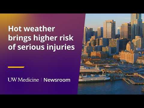 This is the image for Hot weather brings higher risk of serious injuries  video