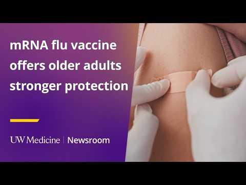 This is the image for mRNA flu vaccine offers older adults stronger protection video