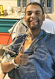 liver transplant patient Paul Hamilton of Seattle